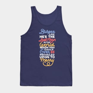 Burpee Pride and Prejudice Motivation Tank Top